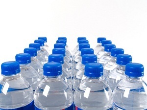 pictures of water bottles. of plastic water bottles