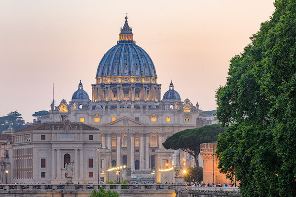 The Vatican building in Rome